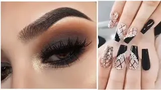 Black smokey eye makeup tutorial for girls 
