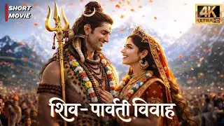 Shiv&ndash;Parvati Vivah | The Divine Wedding &ndash; AI Cinematic Short Film | Mahashivratri 2026 Special 🔱