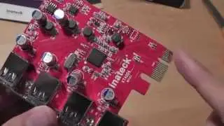 Inateck 4 Ports PCI-E to USB 3.0 Expansion Card Unboxing: