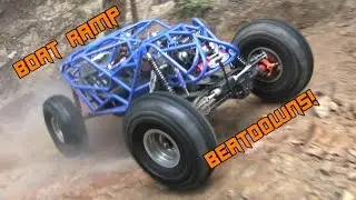 ROCK BOUNCING BOAT RAMP