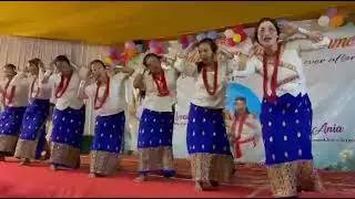 Aani barme song Nyada Programme By My little Sister 