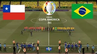 Brazil vs Chile | Quarter-Finals Copa America 2021 | FIFA 21