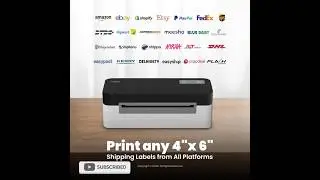Helett H30C Lite USB Direct Thermal 4&times;6 Shipping Label Printer