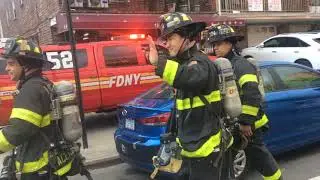 FDNY on scene of a smoke condition in the stairway