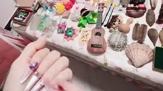 ASMR🌙 Midnight Relaxation | Long Nails ASMR Object Sounds