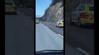 # The Norwegian Police Service🧑🏻&zwj;🏭🩵#responsibility police's traffic service#youtubeshorts #viral
