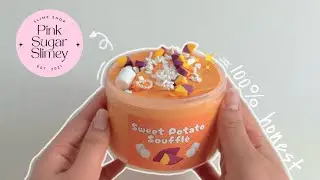 Thanksgiving Slime Review! | Ft. @_pinksugarslimey