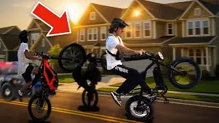 &ldquo;Taking Over A Small Town On e-Bikes&rdquo; And SurRon&rsquo;s (Vlog)