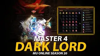 HƯỚNG DẪN CÁCH TĂNG MASTER 4 DARK LORD THEO TỪNG GIAI ĐOẠN | MU ONLINE SEASON 20 | GAMETHUTP.COM