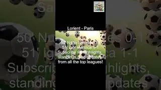 Lorient vs PSG 1&ndash;1 | Nuno Mendes & Igor Carioca Trade Goals | Ligue 1 Matchday 10 Highlights