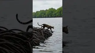 Fishing cat from Sundarbans wetlands India, AI Generated #fishingcats #indiannature #cats #ai