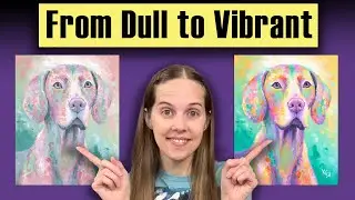 Why Your Acrylic Painting Looks Dull + How to Fix It