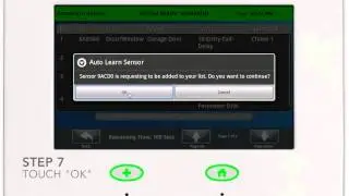 Installing the IQ Panel: Pairing Security Sensors