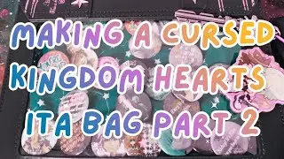 Making a cursed kingdom hearts ita bag part 2