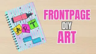 Ultimate Frontpage DIY Mastery 🎨 Step-by-Step Notebook Decor #AestheticCovers
