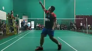 Sparing Badminton Hammam (Tunas Dunia) vs M. Attar ( Bhinneka) di Gor Venetian Bekasi