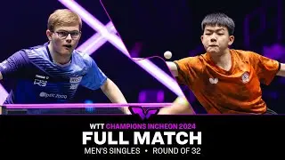 Alexis Lebrun vs Kao Cheng-Jui | MS R32 | WTT Champions Incheon 2024