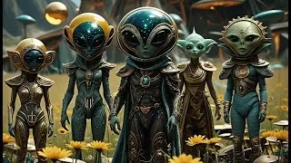 Star - bound Alien Group | AI-Generated Video 338