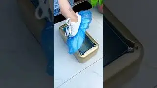 Genius Invention Automatic Shoe Cover Dispenser in Action! #ShoeCoverDispenser #ShoeCover