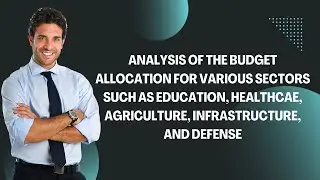 Analysis of the budget allocation