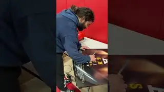 Signing posters from my documentary