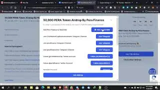 Claim Pera Finance and Swapz airdrops #shorts