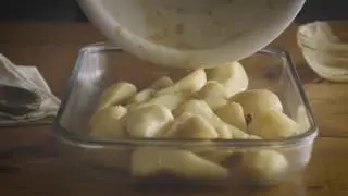 Parm Baked Pears with Ice Wine Syrup