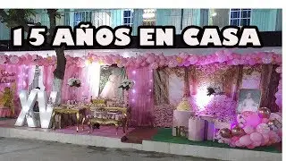 DECORACIÓN 15 AÑOS EN CASA, TEMA MARIPOSAS muchas party ideas y montaje