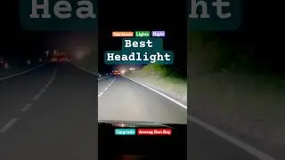 Tata Nexon Headlights upgrade Aozoom LED 150 watt #automobile #tatanexon #headlight #nightdrive