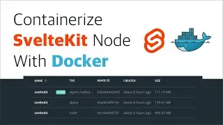 Containerize SvelteKit NodeJs with Docker