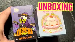 Maidimiao Repolar Halloween Party & Aven Rabbit Piko Pig Dessert Series Blind Box UNBOXING!!!