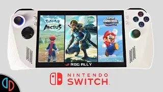 Nintendo Switch Emulation on the ROG Ally is AMAZING! Zelda/Pokemon & More Tested!