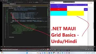 .Net MAUI Grid Control RowSpan, ColumnSpan, Padding - Use multiple rows or column for single column