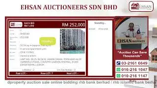 PROPERTY AUCTION SALE ONLINE BIDDING RHB BANK BERHAD / RHB ISLAMIC BANK BERHAD