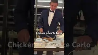 How Elite in Monaco eat chicken #monaco #montecarlo #restaurant #michelin #chicken  #elitelifestyle