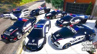 GTA 5 - Stealing NEED FOR SPEED Super Police Cars with Franklin! (Real Life Cars #27)