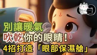 別讓暖氣吹乾你的眼睛！4招打造「眼部保濕艙」