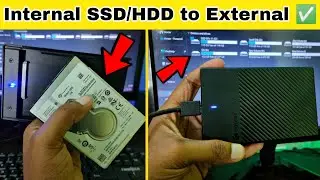 How to use Internal Hard Disk/SSD External using USB | External Case for Sata HDD/SSD