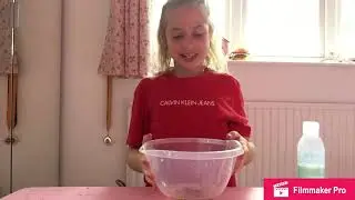 DIY gold metallic slime