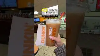 FREE @Dunkin-Donuts Coffee ☕️ #freefood #coffee #freebies #savingtips #foodhacks #fooddeals