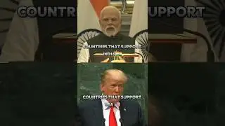 Countries that support INDIA 🇮🇳 VS USA 🇺🇸 #india #usa