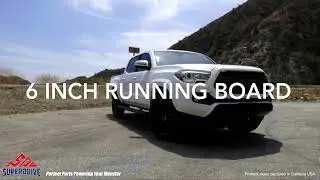 SUPERDRIVE 6'' Heavy Duty Side Steps Rails Running Board