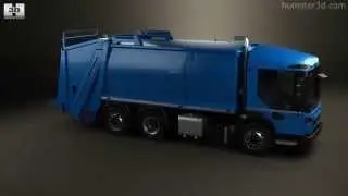 Dennis Eagle Elite 6 Olympus Refuse Truck 2017 3D model by 3DModels.org