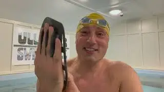 Colin Hill swims with his Otion Paddles