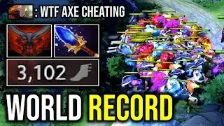 WORLD RECORD..!! +3000 Move Speed Axe Aghanim Scepter 7.22c | Dota 2