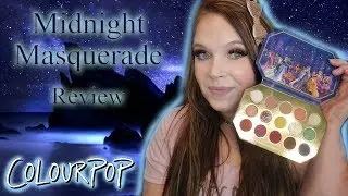 COLOURPOP DISNEY MIDNIGHT MASQUERADE | Swatches and Try On