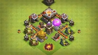 Clash of clans townhall-2 best defence base layout 2017
