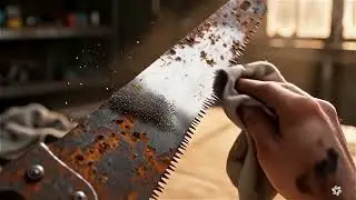 Restoring a Rusted Antique Tool to Mirror Finish