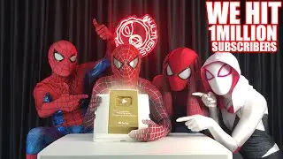 WE FINALLY HIT 1 MILLION SUBSCRIBERS!! SPIDERMAN BROS SPECIAL VIDEO!