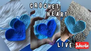 Crochet large Heart Pattern ❤️